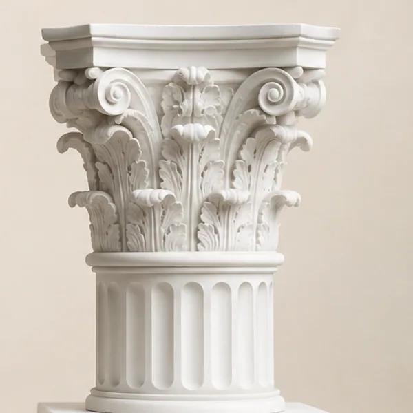 Original simplified Corinthian capital study